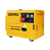 Hot Sale Air Cooled 1 3 Phase Generator Set 5.5KW 7KVA Silent Diesel Generators For Home