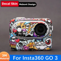 Decal Skin For Insta360 GO 3 Anti-Scratch Vinyl Wrap Film Insta 360 GO 3 Action Camera Body Protective Sticker Coat Insta360 GO3