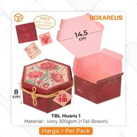 Box Imlek Packaging CNY Toples Bulat Gift Kemasan Hampers | TBL HUARU 1