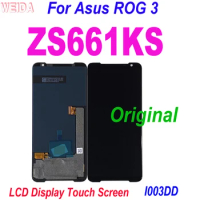6.59" Original LCD For Asus ROG 3 ZS661KS LCD Display Touch Screen Digitizer Assembly For Asus ROG Phone 3 Strix ASUS_I003DD