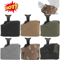 Small Hunt Holster Lightweight Versatile Airsoft Sleeve Multifunctional Universal Pistol Holster for MOLLE Tactical Equipment