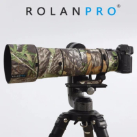 ROLANPRO Lens Coat For Nikon Z 180-600mm F/5.6-6.3 VR Waterproof Protective Case Camouflage Rain Cover Z180-600 Guns Sleeve