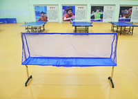艾森威活動式乒乓球集球網發球機訓練回收網多球網架送撿球器