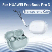 For Huawei FreeBuds Pro 3 Transparent Earphone Case TPU Shockproof Case Protective Cover For Huawei FreebudsPro 3 Clear Shell