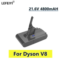 LEFEIYI 4800mAh 21.6V Battery Pack For Dyson V8 Absolute / Fluffy / Li-ion Vacuum Cleaner Battery
