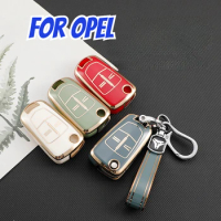 TPU Car Smart Key Case Cover Shell Fob for Vauhxall Opel Astra H Corsa D Insignia Vectra Zafira Signum Protector Bag Accessories