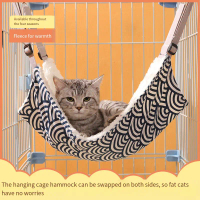 cat hammock winter warm adjustable swing cat nest hanging cat bed pet cat hammock