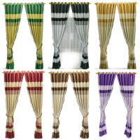 gorden smokring Kain blackout pelangi Curtain Dekorasi untuk ukuran kusen Jendela/Pintu 50cm S/d 3