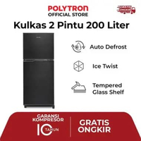 Kulkas polytron 2 Pintu PRB 200Y - free pengiriman serang cilegon