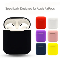 200 pcs Soft Silicone Case For Airpods Accessories Protector Cover Ultra Thin Cover Shockproof Holder For Apple Air Pods