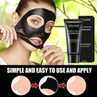 Sdottor Bamboo charcoal blackhead peeling Remove acne mask T-zone oil control deep cleansing Shrink pores face Nose smear tear P