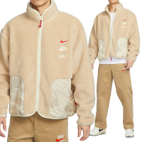 Nike AS M NSW CNY Sherpa JKT 男 卡其色 休閒 龍年 羊羔絨 外套 FZ6194-126