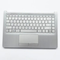 Top Cover for Padded Pad Keyboard Bezel Cover Touch Panel for HP 14-DK 14S-DP 14S-DF 14S-CR 14S-C F L48648-001 New