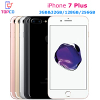 Apple iPhone 7 Plus Factory Original Mobile Phone 4G LTE 5.5" Dual Core A10 12MP RAM 3GB ROM 32GB/128GB/256GB Cell phone NFC