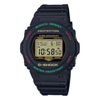 G-SHOCK 經典復古錶款 樹脂錶帶 防水200米(DW-5700TH-1)
