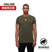 【Mammut 長毛象】Mammut Seon T-Shirt Original 短袖有機棉T恤 男款 深沼澤綠 #1017-04481