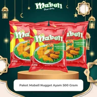Mabell Nugget Ayam 500 Gram Promo Paket 3 Pack