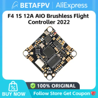BETAFPV F4 1S 12A AIO Brushless Flight Controller BMI270 F411 BLHELIS 12A ELRS 2.4G RX for FPV Freestyle Cetus X / Meteor85