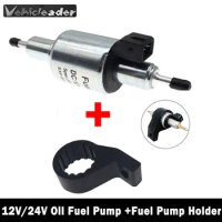 Universal 22ml 12V 24V 1KW-5KW For Eberspacher Electric Car Heater Oil Fuel Pump Air Parking Heater With Bracket Holder