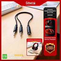 Splitter GAMEN GHC01 Audio Splitter Jack 3.5mm Mic & Audio