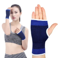 2Pcs/ A Pair Cotton Knit Wrist Protector Hand Guard Gloves Hand Protectors Bandage Wrist Fitness Glove