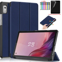 Auto-Sleep/Wake UP Magnet Cover For Lenovo Tab M9 TB-310FU Case Protective Shell+Touch Pen+Screen Film
