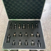 18 PCS Full Set Adapter Tool for C7 C9 C10 C12 C13 C18 cumminss M11 N14 E1 E3 HEUI EUI Injector Opening Pressure Test