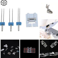 Domestic Sewing Machine Accessories Presser Foot Feet Kit Set Hem Foot Spare Parts For Brother/Singer/Janome Sewing Parts