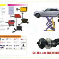 Disassembly-free brake disc lathe machine grinding disc machine AM8700 On Car Brake Disc Lathe Machine