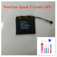 260mah TomTom spark cardio＋music 1S1P-PP332727AE TomTom Spark 3 Cardio GPS Watch Acumulator 2-wire Plug Battery+tools
