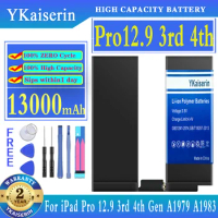 YKaiserin 13000mAh Replacement Battery For Apple iPad Pro 12.9 3rd 3 Gen 4th A1983 A1876 A1895 A2014 A2043