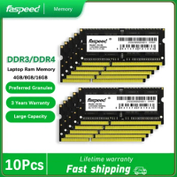 10PCS DDR4 16GB Memoria Ram DDR3 4GB 8GB 1600MHZ 2666MHZ Sodimm Ram Memory DDR 3 DDR 4 1.35V 1.2V CL11 CL19 For Laptop Notebook