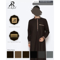 Termurah Gamis/Jubah Alraz Lengan Manset/Jubah Haramain/Al-Haramain/Jubah Saudi