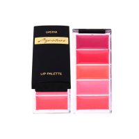 [พร้อมส่ง] Ustar Zignature Lip Palette  ยูสตาร์ ซิกเนเจอร์ ลิป พาเลท  No.01-พิ้งค์ พาเลท
