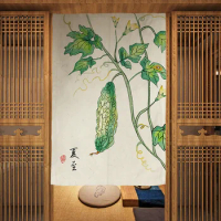 Chinese Style Door Curtain Partition Curtain Kitchen Entrance Door Curtain Toilet Feng Shui Curtain Japanese Curtain Noren