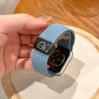適用小米9Pro耳機小狗編織磁吸錶帶iWatchS11紅米654通用華為FIT4岩青色（不含手錶）適用：紅米watch5/4（金屬鏈接頭）