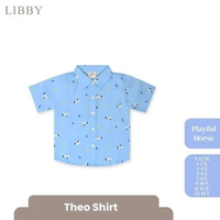 Libby Theo Shirt Part 2 - Atasan Baju Anak Laki-Laki 5-6Y Playful Horse