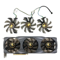 New For RTX 3080 GPU fan MANLI GeForce RTX3070ti 3080 3080ti 3090 GALLARDO Graphics Card Replacement Cooling Fan