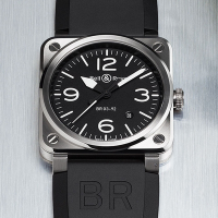Bell&amp;Ross 極致挑戰機艙儀錶板機械腕錶(BR0392-BLC-ST)-42mm