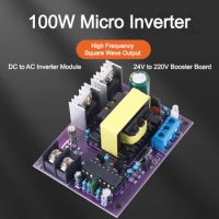 100W Inverter Boost Converter Transformer Power DC 24V to AC 0-110-220V Inverter Boost Module Board