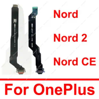 USB Charging Dock Flex Cable For Oneplus Nord Nord 2 Nord CE 5G USB Charger Port Connector Jack Flex Cable Parts