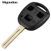 Mgoodoo 3 Buttons Remote Key Shell + Short Blade For Lexus SC430 GX470 RX350 RX400h ES330 GS300 GS430 LS430 Replacement