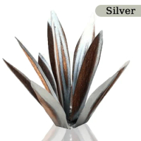 SmallPink Garden Agave Easy To Assemble Rust-Proof Durable Waterproof Garden Decoration Metal Agave Ornaments