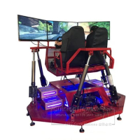 3 Screen Amusement Equipment Simulator 3D Video Coin Operated Drive Car Racing Arcade Game Machine For Teenagers Adults