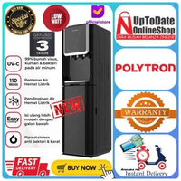 DISPENSER POLYTRON GALON BAWAH PWC-615X PWC615 615 SUPER LOW WATT KOMPRESOR HYBRID HEATING UV-C BOTT