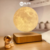 ALFA DECORINDO Levitating Moon Magnetic Lamp LED - Lamp Magnetig LED