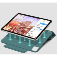 Magnetic Tablet Stand Leather Case for IPad 10 2022 Air 4 5 10.9 Mini 6 I Pad Pro 11 12.9 Inch 2021 Cover with Pencil 2 Holder