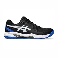 Asics GEL-Dedicate 8 2E [1041A410-002] 男 網球鞋 寬楦 運動 緩震 抗扭 黑藍