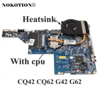 NOKOTION Laptop Motherboard For HP CQ42 CQ62 G42 G62 DA0AX2MB6E1 592809-001 Main board Socket S1 DDR