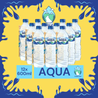 (INSTANT) AQUA 600ml Isi 12 Pcs Per PAKET- READY 1,5 LITER , 600ML, 330 ML Air Minum MINERAL Kemasan